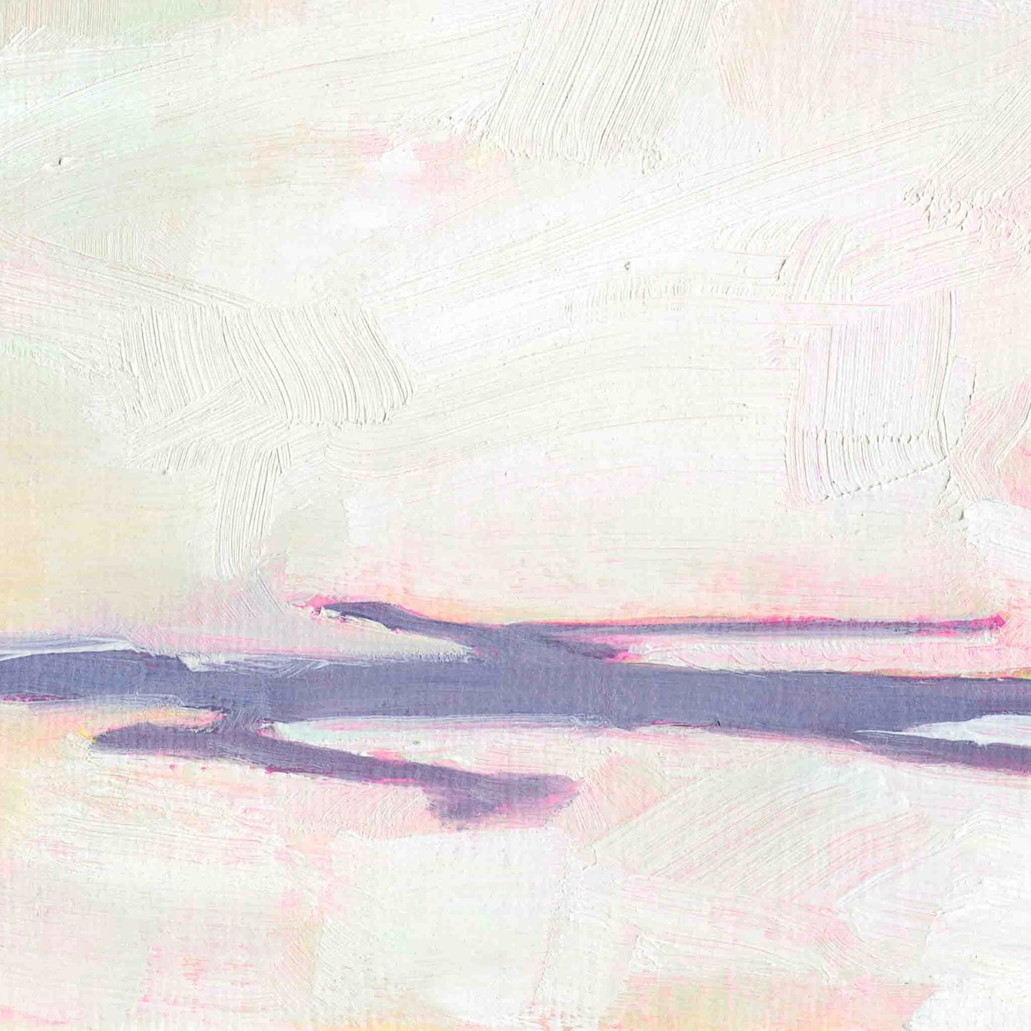 Abstract art with soft pastel colors and a blurred background
