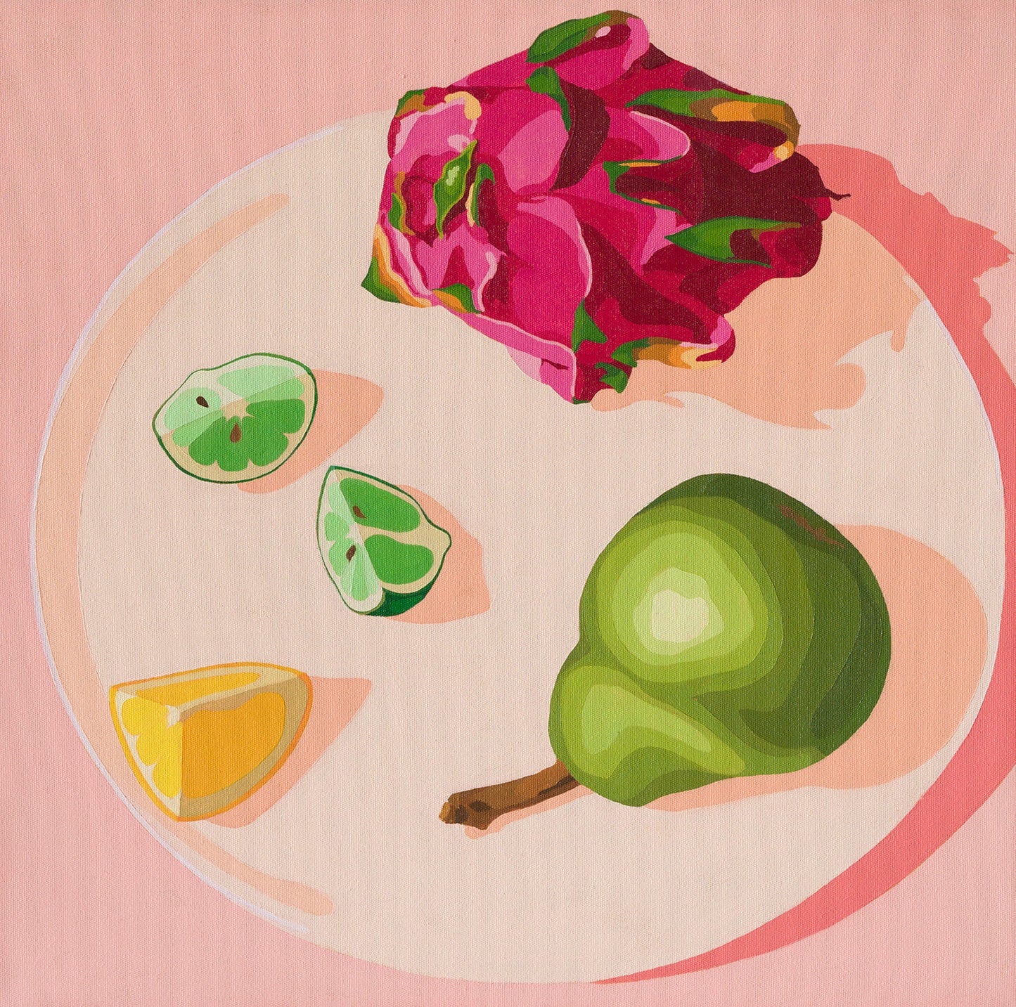 Dragonfruit, Pear and Zest