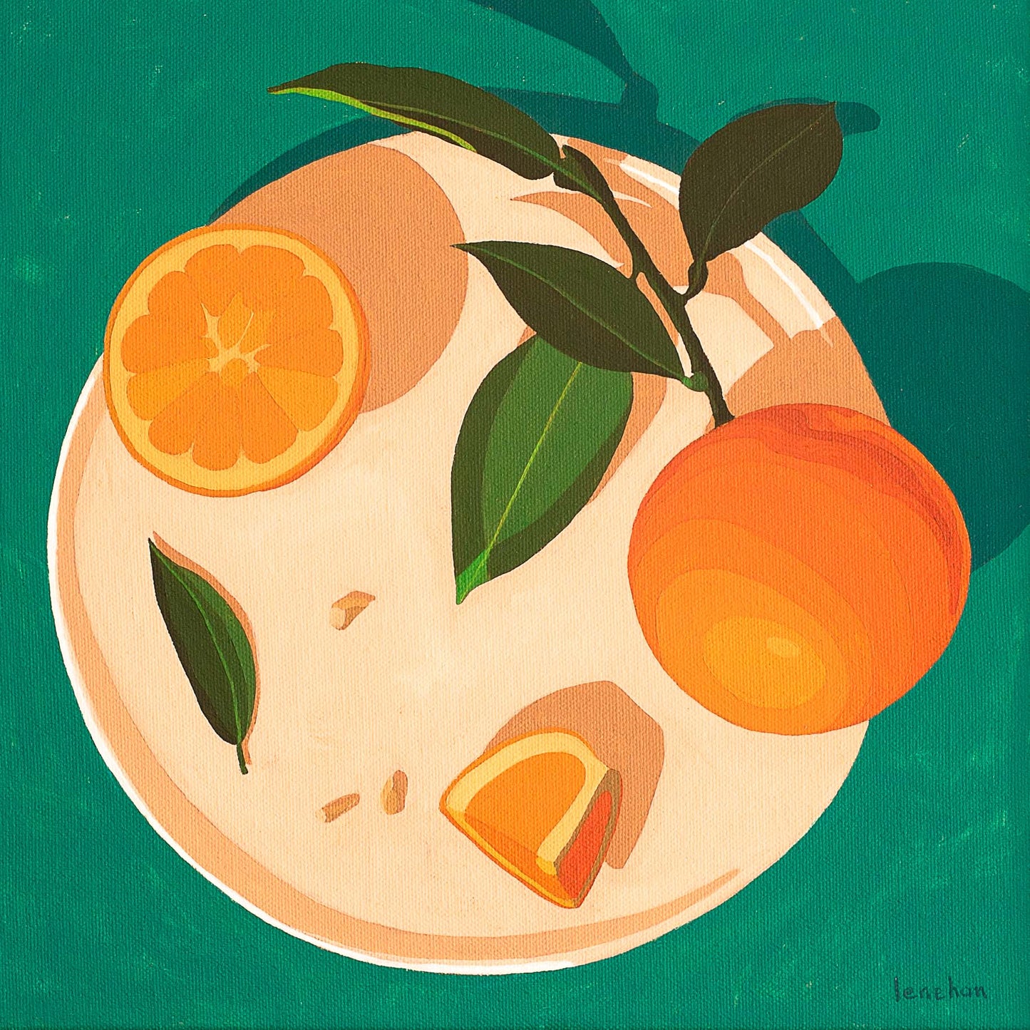 Orange Zest australian oil painting