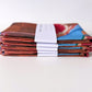 100% pure linen contemporary colourful fruit art tea towel