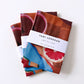 100% pure linen contemporary colourful fruit art tea towel