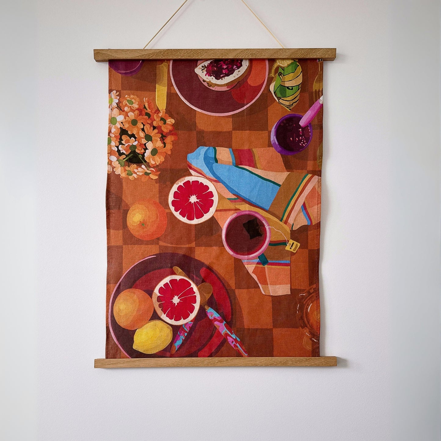 Magnetic Wooden Hanger for Yearly Planner