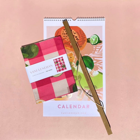 Calendar + Tea Towel + Hanger