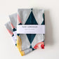 Linen Tea Towel - Pomegranate, Citrus and Stone Fruit