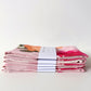 100% pure linen contemporary colourful fruit art tea towel