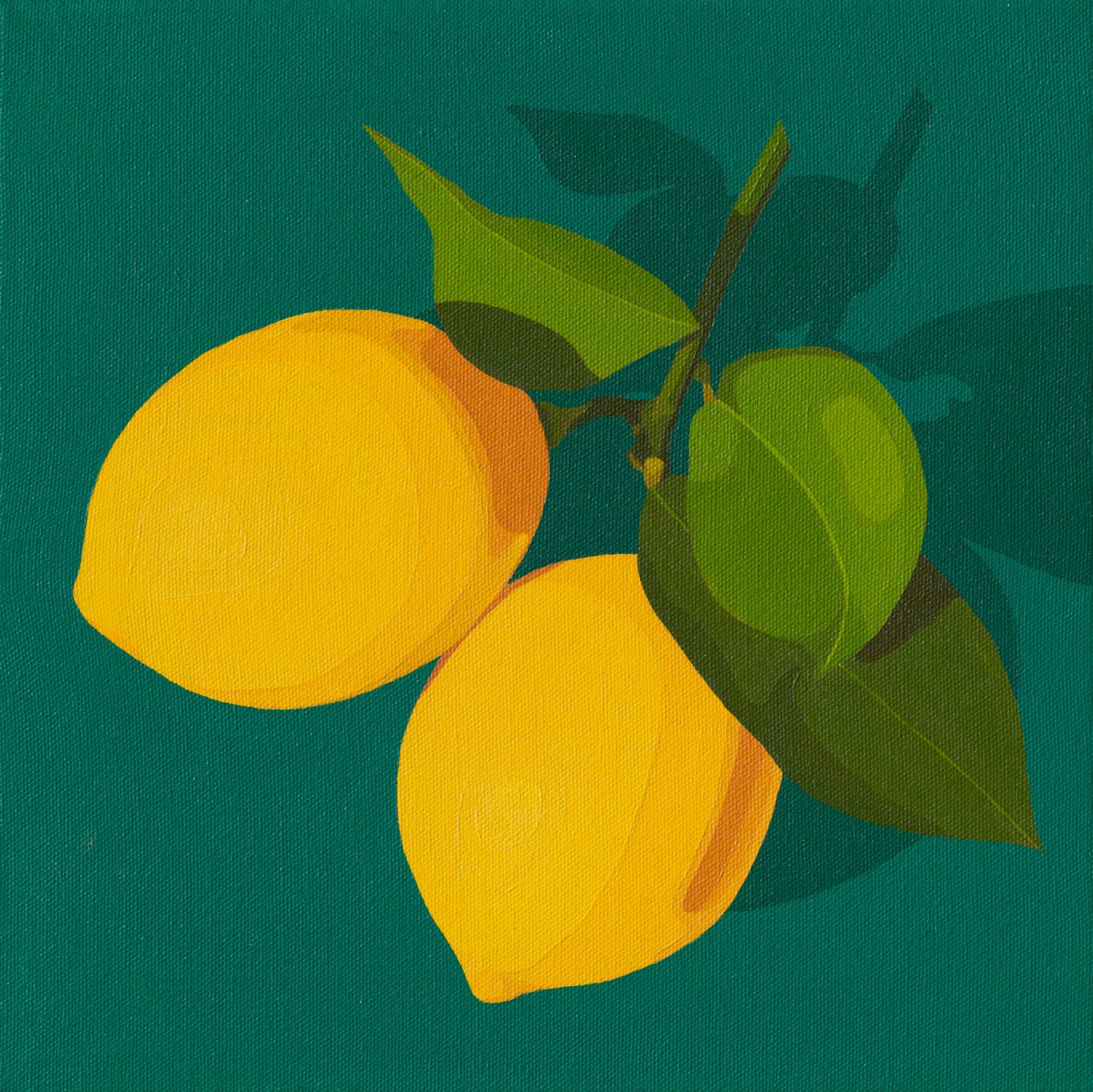 Whimsy Lemons on Teal_2
